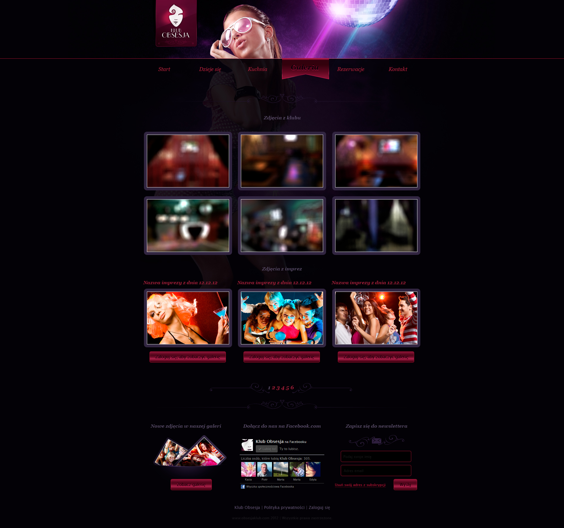 Klub Obsesja - galeria zdjęć Klub Obsesja - strona główna